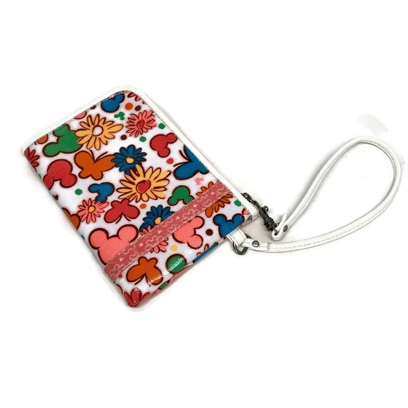 Disney Parks Faux Leather Mickey Mouse Wristlet Wallet - Picture 3 of 6